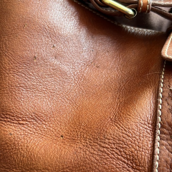 Ralph Lauren Vintage Western Style Horse Emblem Leather Tote Shoulder Bag - Picture 13 of 13